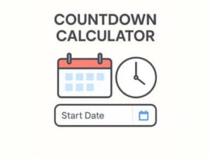 UtillyHub – Free Online Tools, Apps & Tech Guides 8 countdown calculator thumbnail image