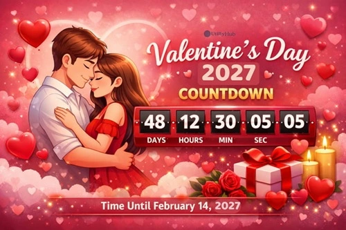 Valentine’s Day Countdown 2027 – How Many Days Left?